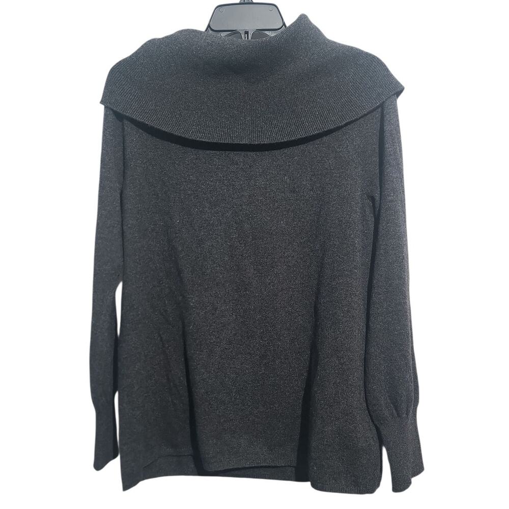 Joie Gray Bade Off The Shoulder Sweater Size Medium NWT - Picture 2 of 5